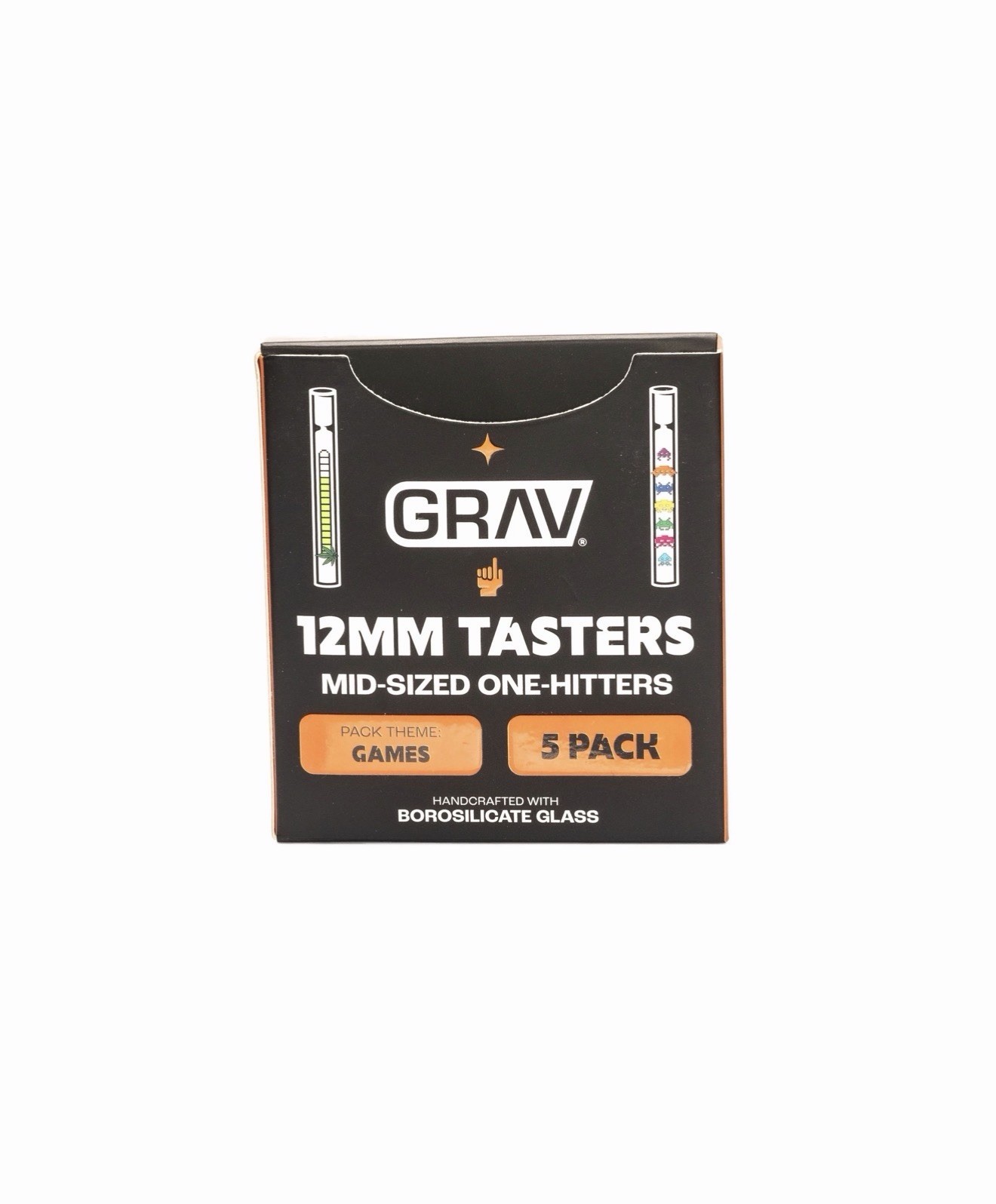 GRAV® NEW 12mm FUN TASTERS 5 Pack, 3 Designs To Choose From, FREE SHIPPING $30+