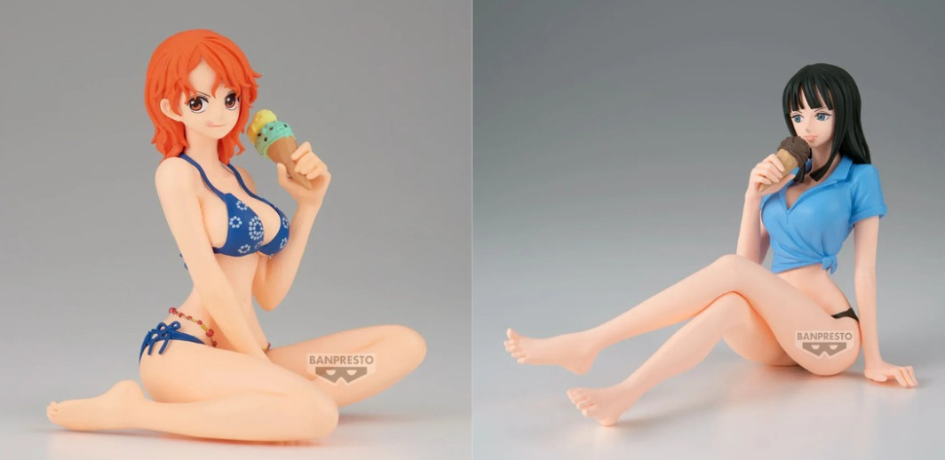 PSL One Piece GLITTER&GLAMOURS -NAMI ROBIN SUMMER STYLE- Figure set