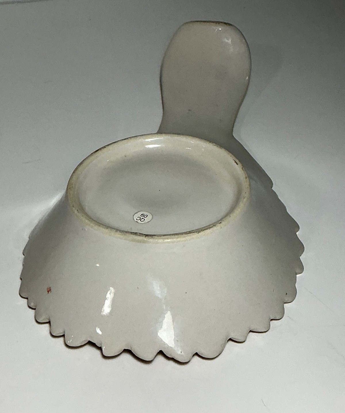 Vintage Hand Painted Ceramic Sunflower Spoon Rest 9.5 in.