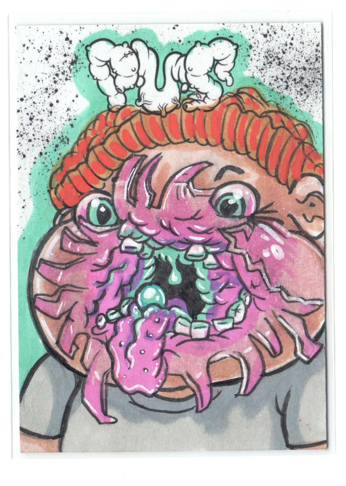 GET A GRIP Poor Unfortunate Souls Sketch Garbage Pail PUS Slippa Chervascus