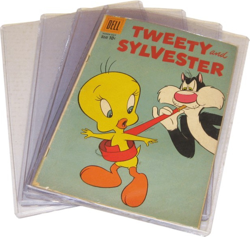 BCW Golden Age Comic Toploaders Rigid PVC Comic Book Protectors – Pack Of 10