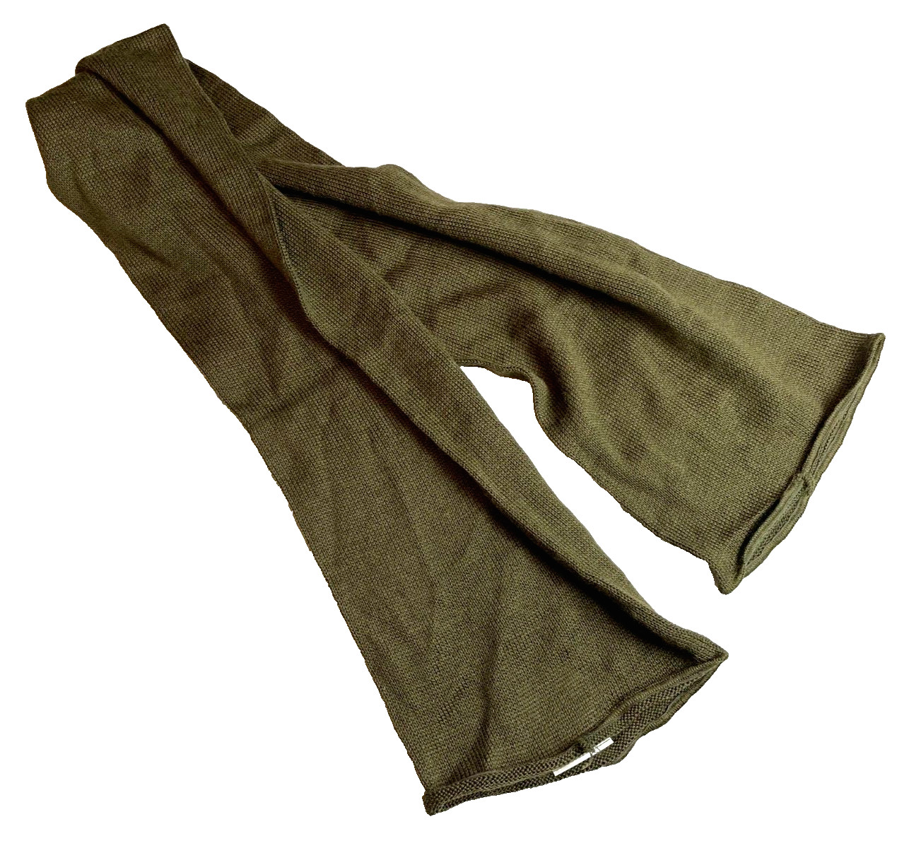 USGI Military 1980’s Wool Tube Scarf 50″ OG-208 Olive Drab 8440-00-823-7520 USED
