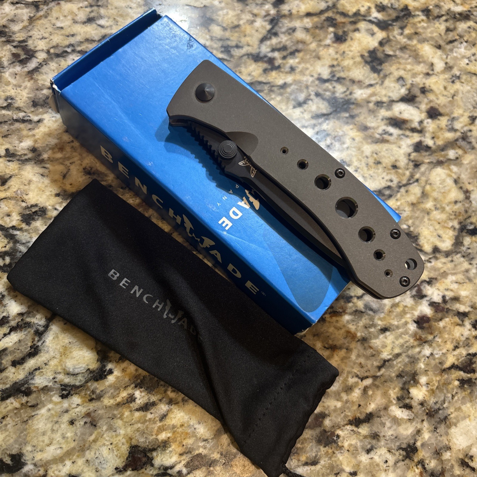 Benchmade 760BK LFTI (TITANIUM/CPM-M4) , new Super Rare!!