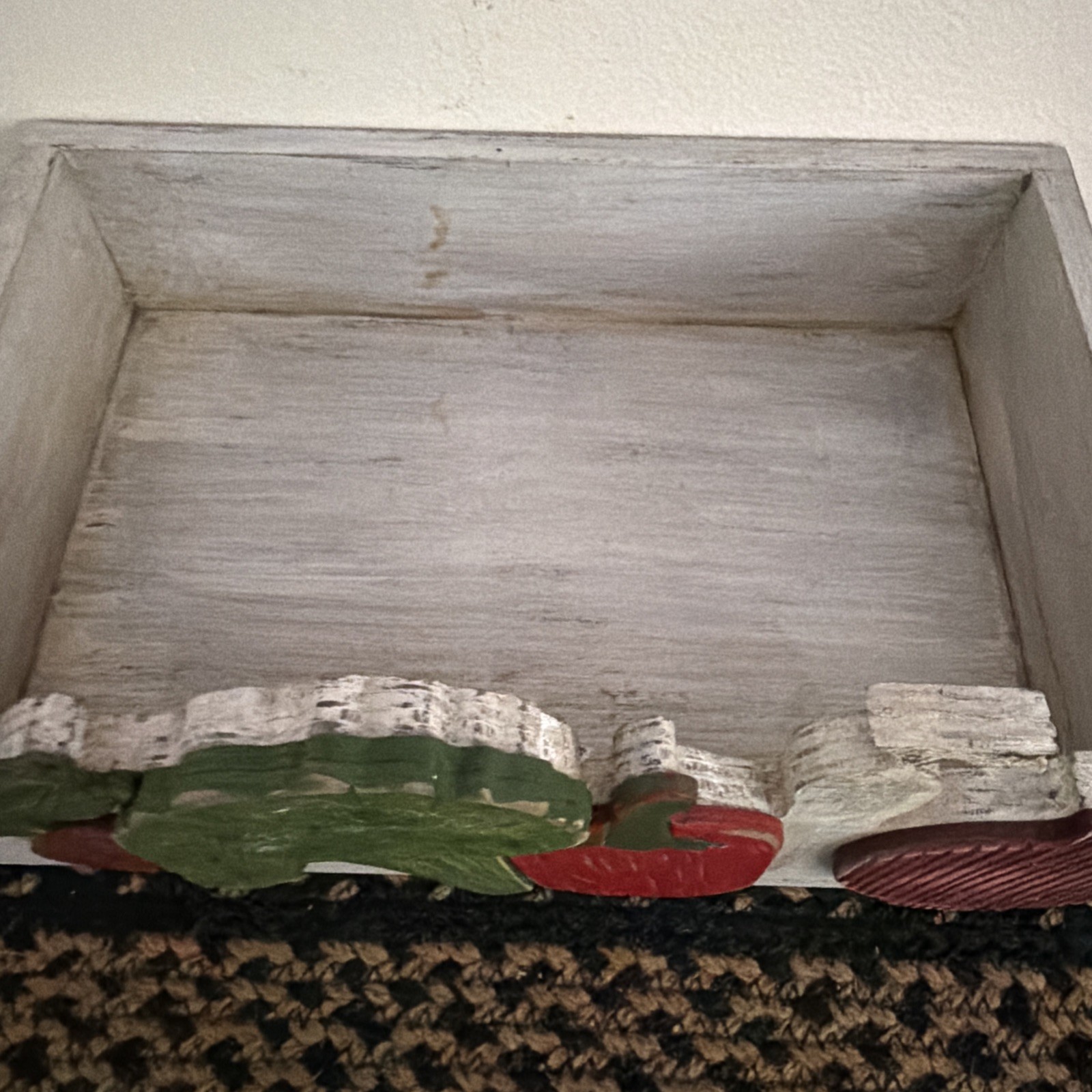 Countertop Wood Fruit/Vegetable Open Crate
