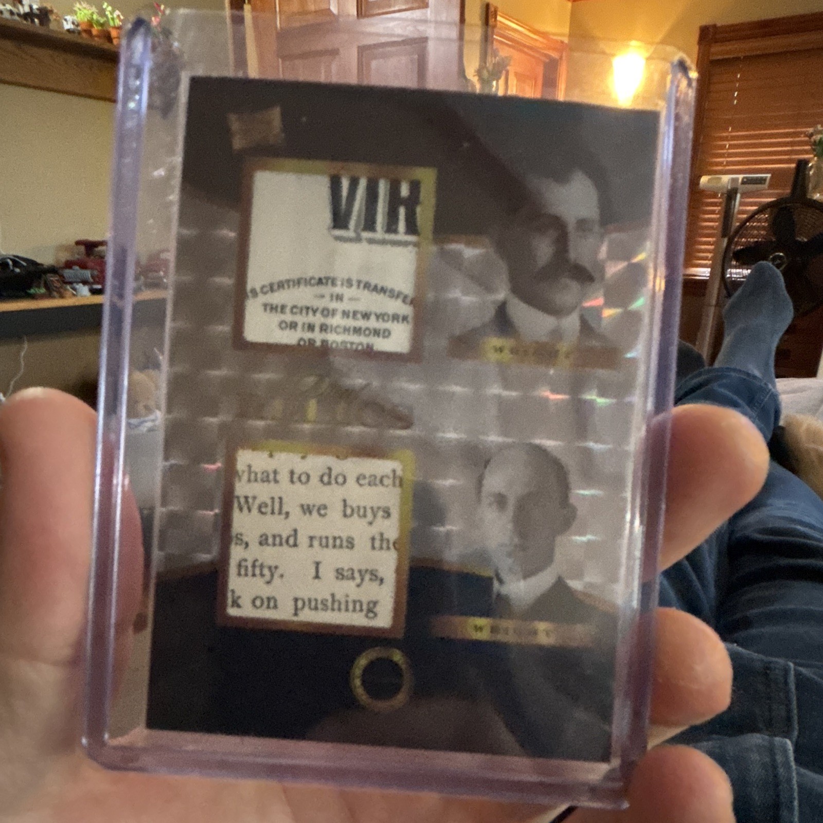 2023 Pieces of the Past Inventors Edition Orville & Wilbur Wright Relic 1/1 #572
