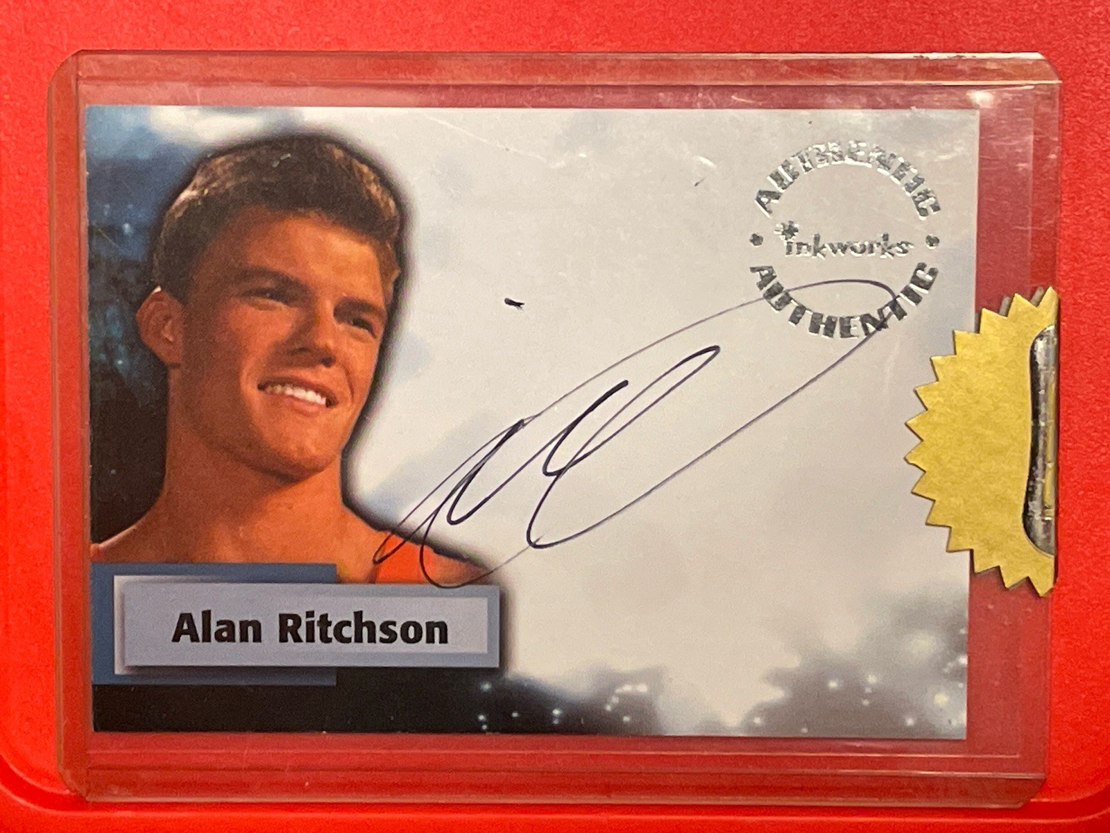 Alan Ritchson JACK REACHER Inkworks SMALLVILLE uncirculated autograph card A37