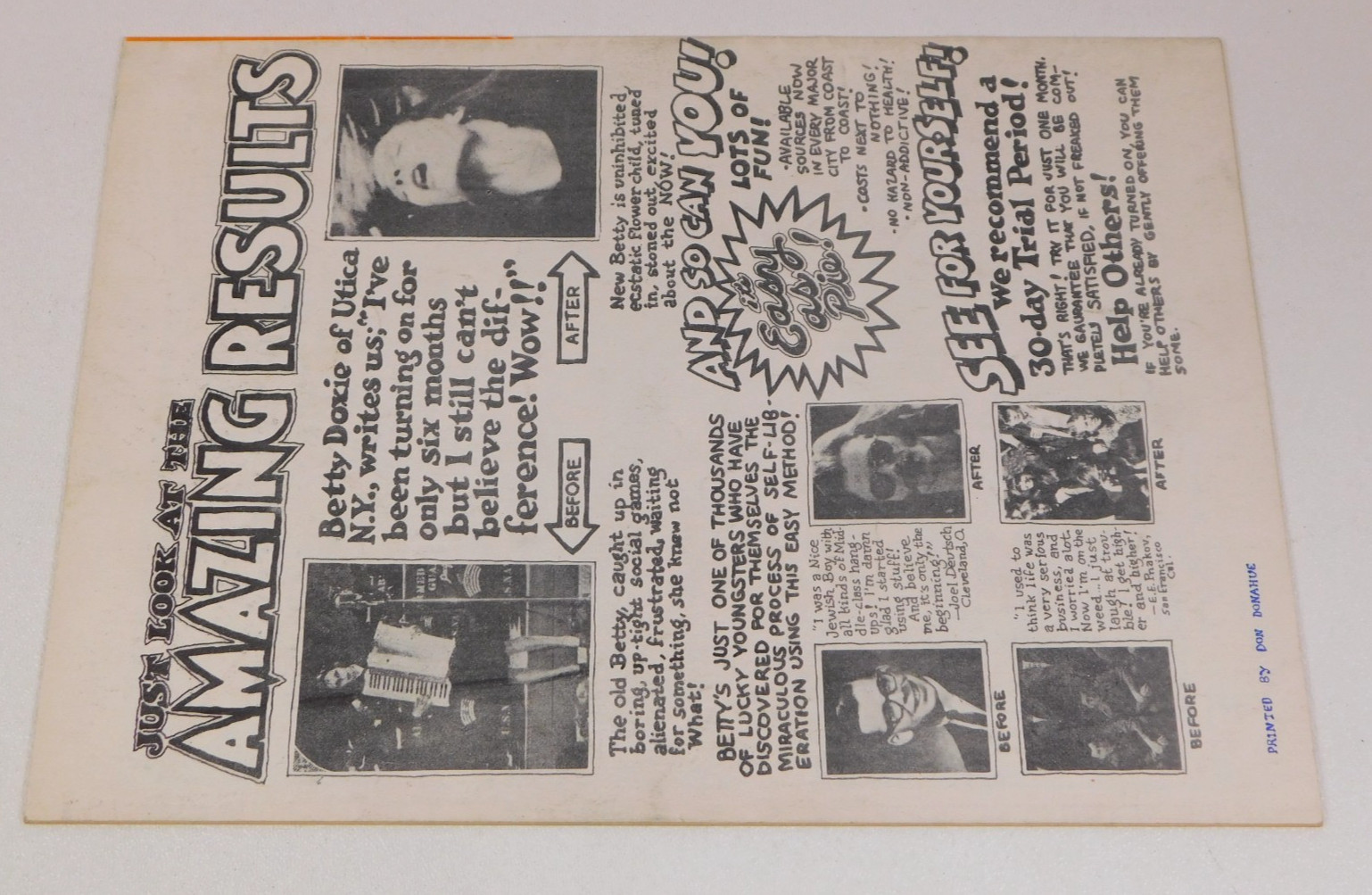 ZAP COMIX #1 – R Crumb – 2ND Print Underground Comic