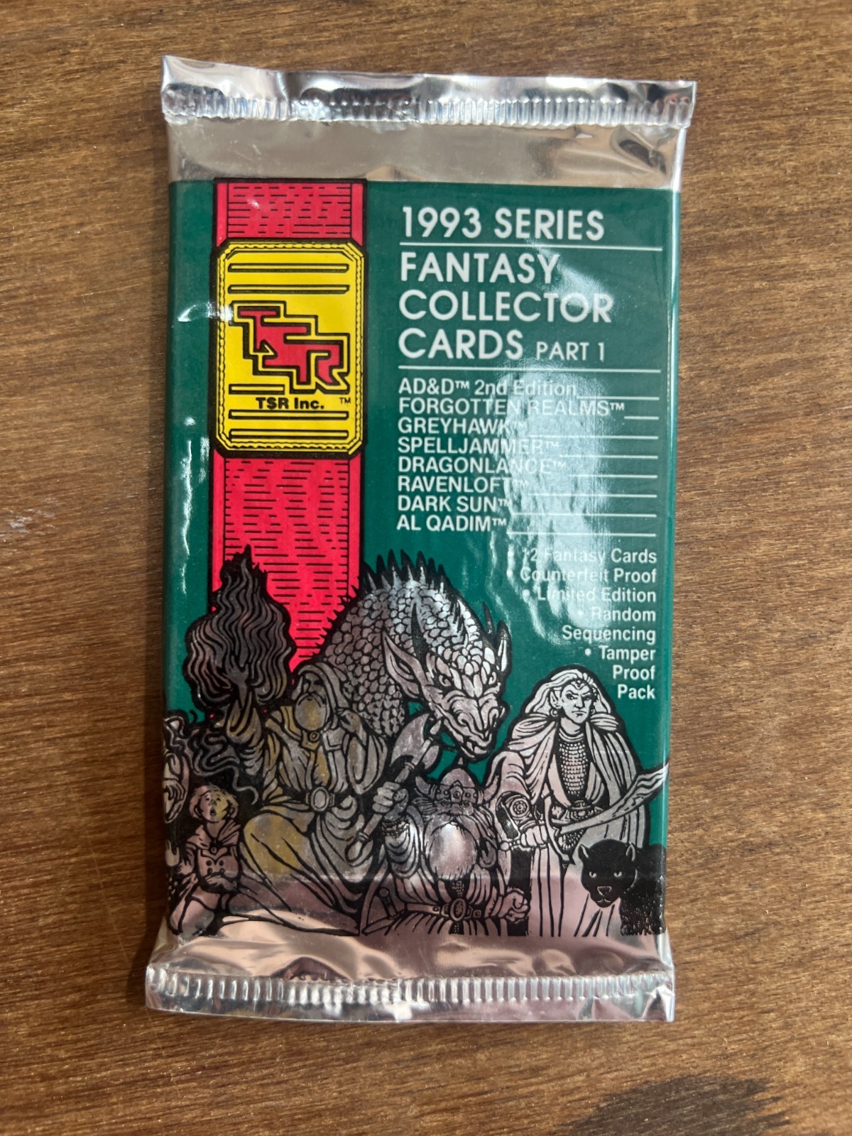 1 Pack Cards TSR 1993 Series Fantasy Collector Advanced Dungeons & Dragons 2nd