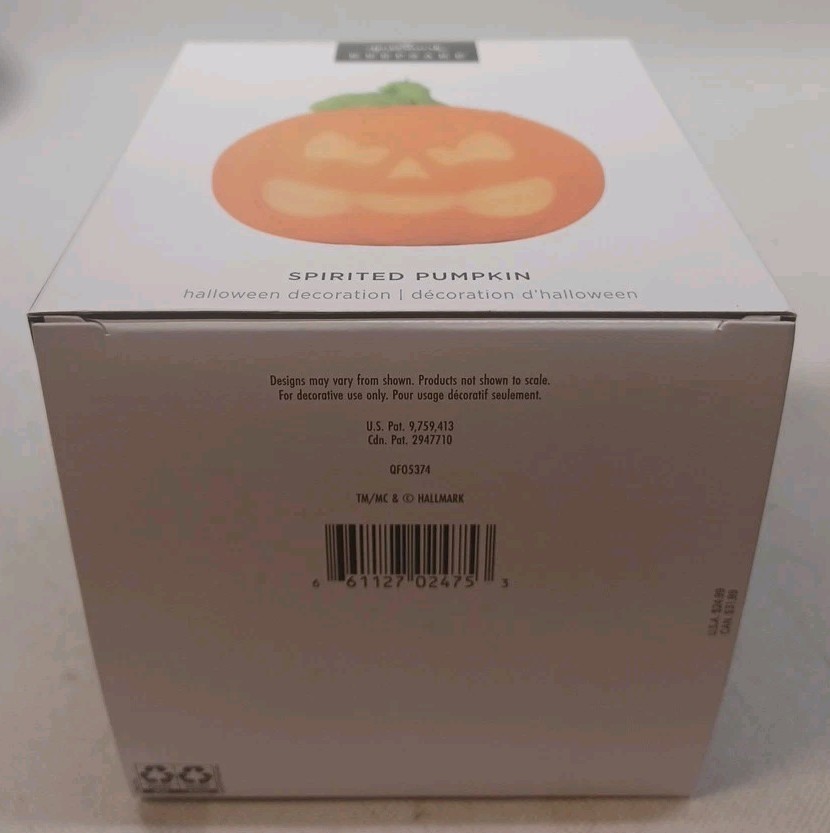 Hallmark Keepsake Spirited Pumpkin Magic 2024 Power Cord Not Included New Sealed