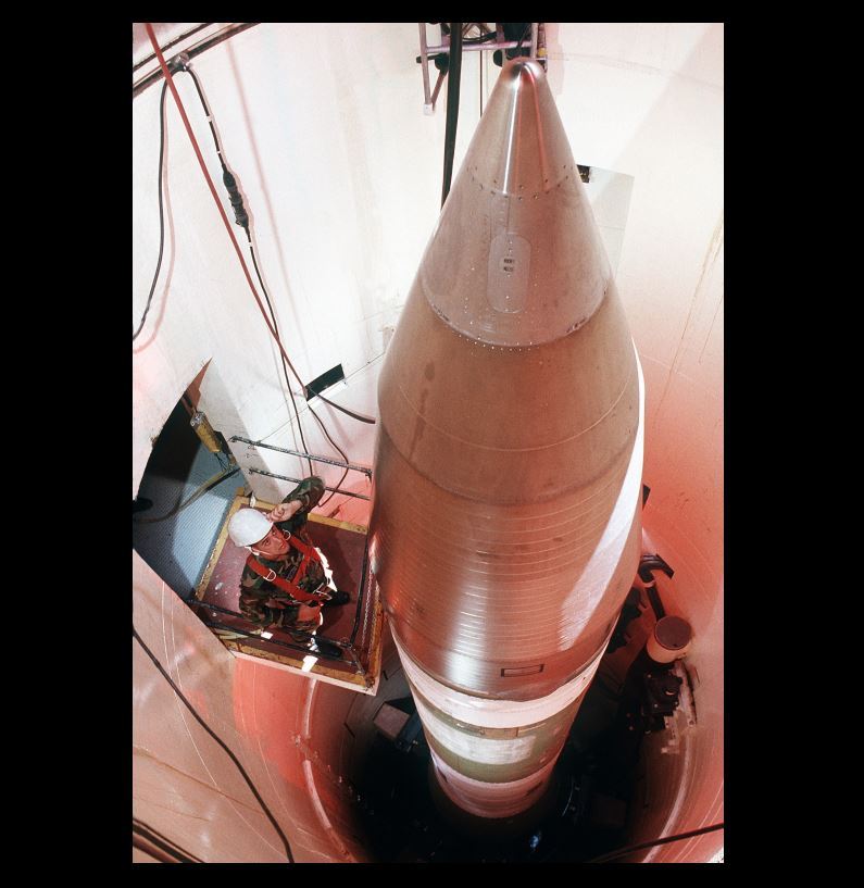 Minuteman III Nuclear Missile Silo PHOTO, ICBM Atomic Weapon Bomb LGM-30G