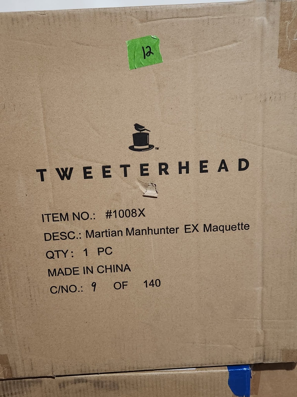 DC Super Powers – THE MARTIAN MANHUNTER – Tweeter Head Limited Edition #9 of 140