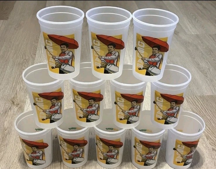 LOT OF 12 Bad Bunny Happy Gilmore 2 Oscar Subway Cup Netflix Limited Edition NEW