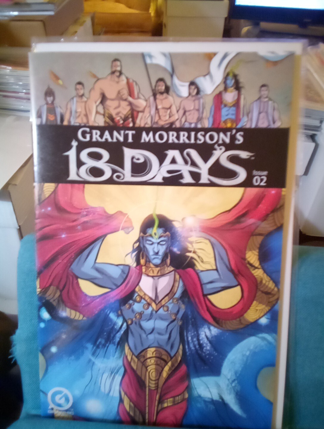 Grant Morrison’s 18 Days #2A, Jeevan Kang, 2015, Graphic India Comics