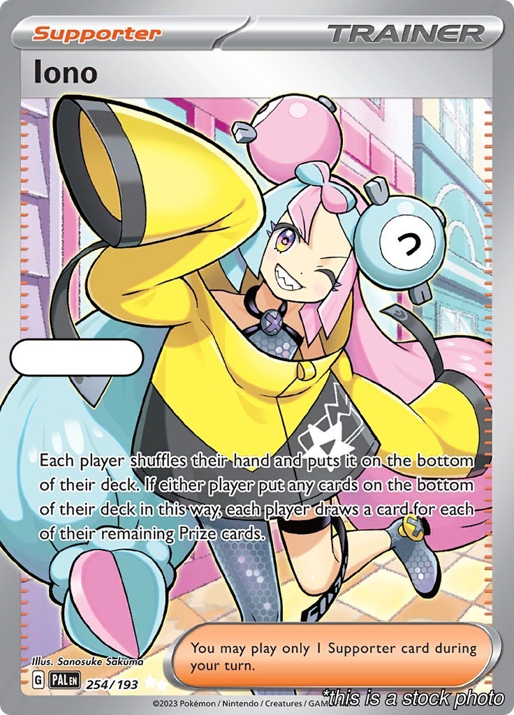 Holofoil – Iono – 254/193 – 254/193 – SV02: Paldea Evolved – NM