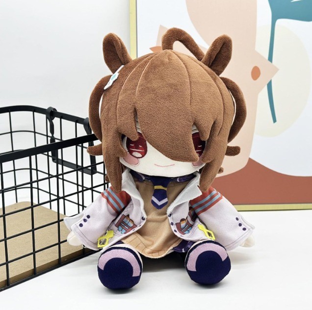 Agnes Tachyon Plush Toy 30CM Soft Stuffed Doll Anime Birthday Gift Collectible