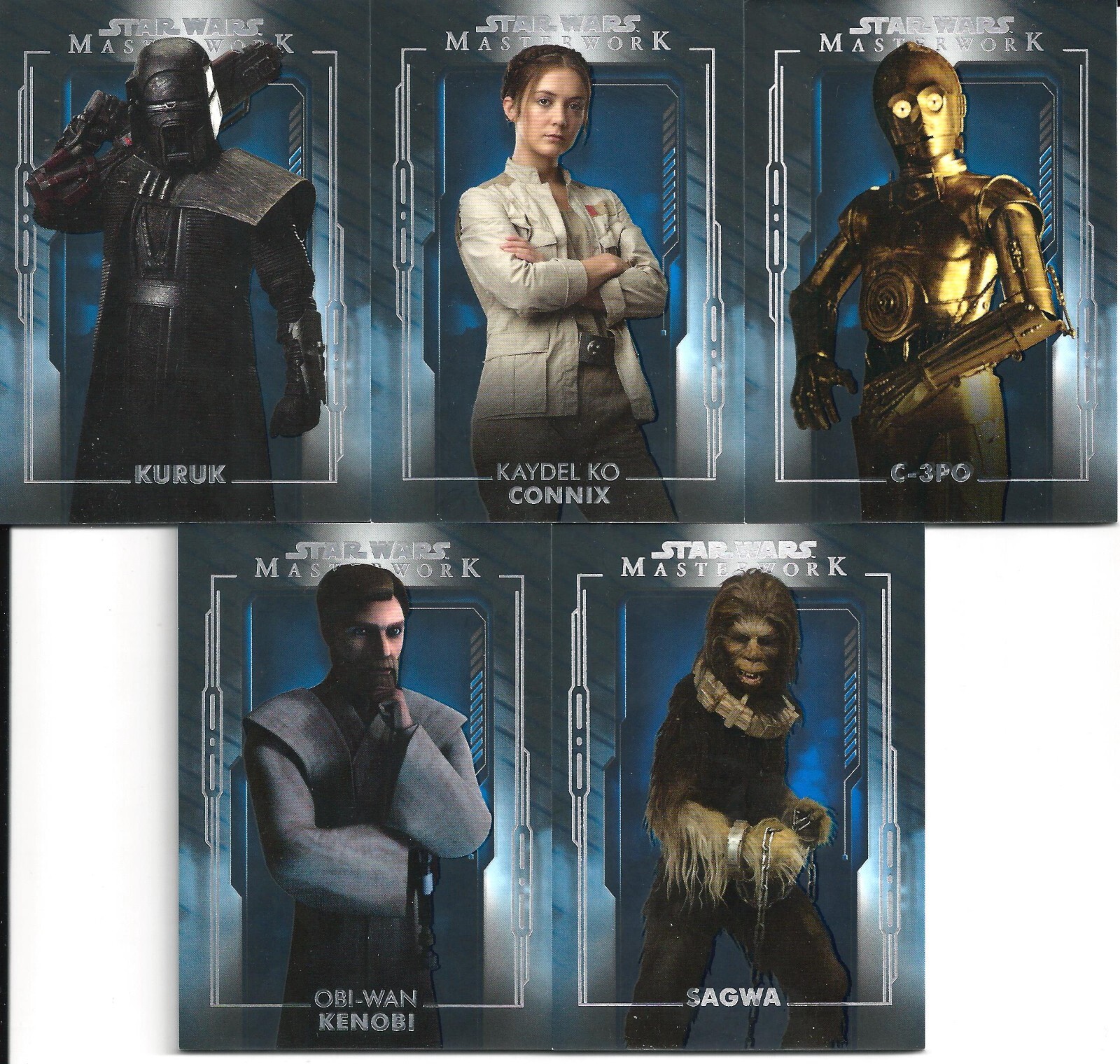 2020 Topps Star Wars Masterwork Blue Parallel Singles U-Pick