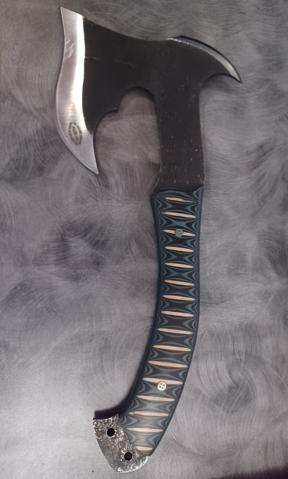 CFK IPAK 1-2-Handed AUS10 Custom Camping Sport Battle Axe Troll Hunting Chopper
