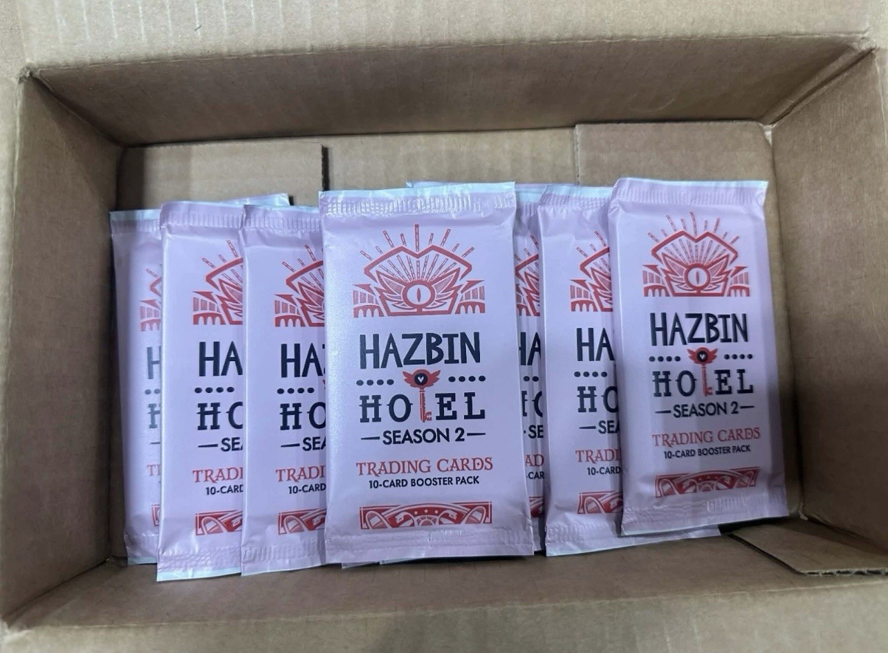 HAZBIN HOTEL Season 2 Trading Cards 2nd Edition Booster Pack x10 QTY SHIP FAST