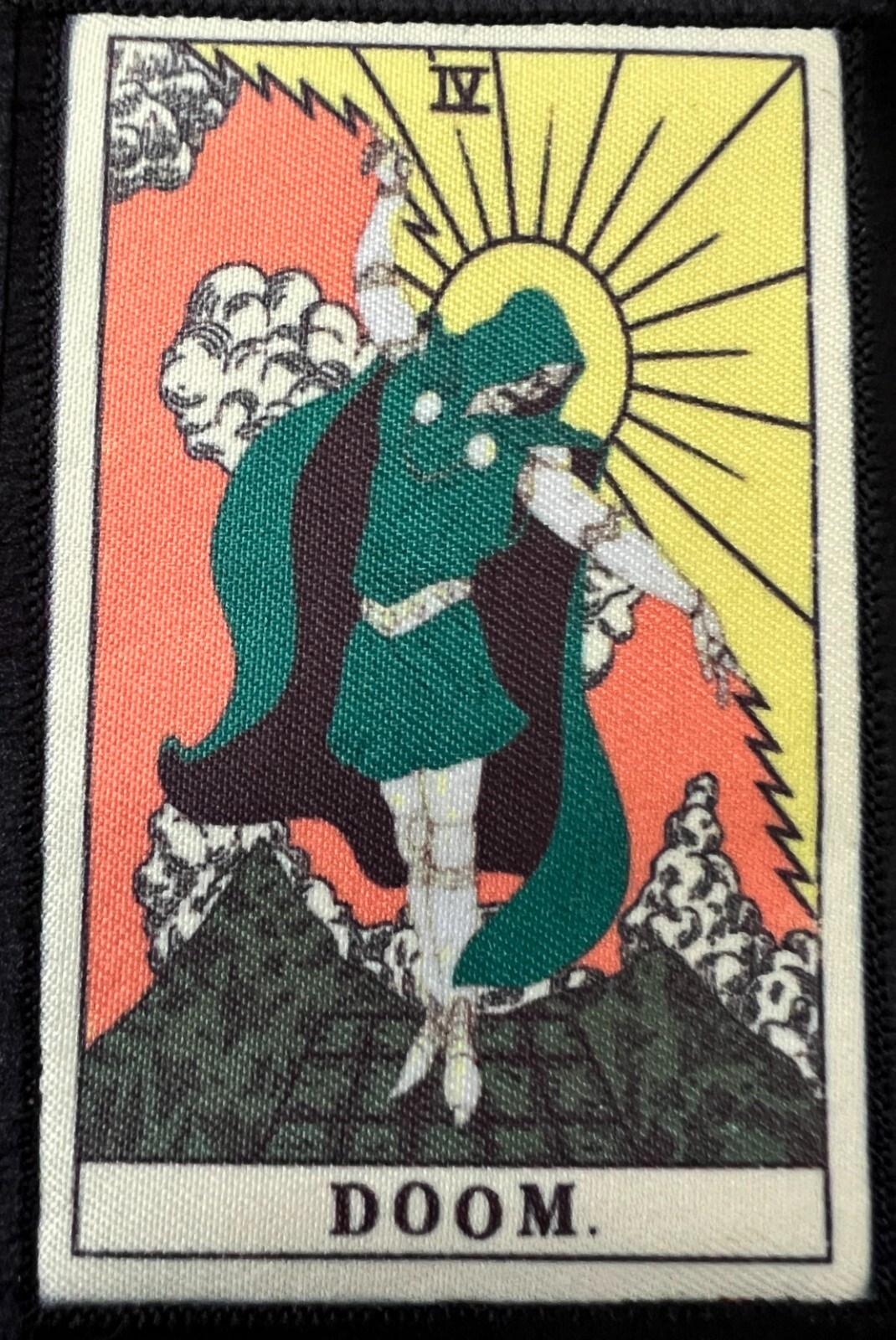 Dr Doom Tarot Card Morale Patch Tactical Military Army Patch