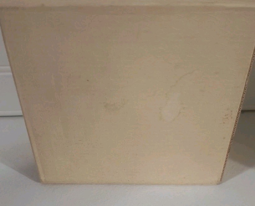NIB Avon yellow TOPAZE Beauty Dust Powder Empty container w/ ‘GEMSTONE’ top MCM