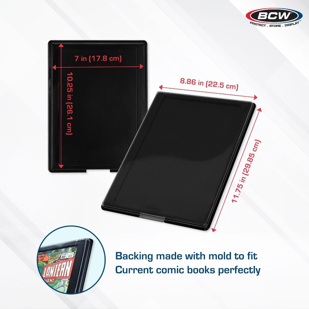 BCW Current Modern Age Comic Book Showcase Wall Mount Frame Display Case