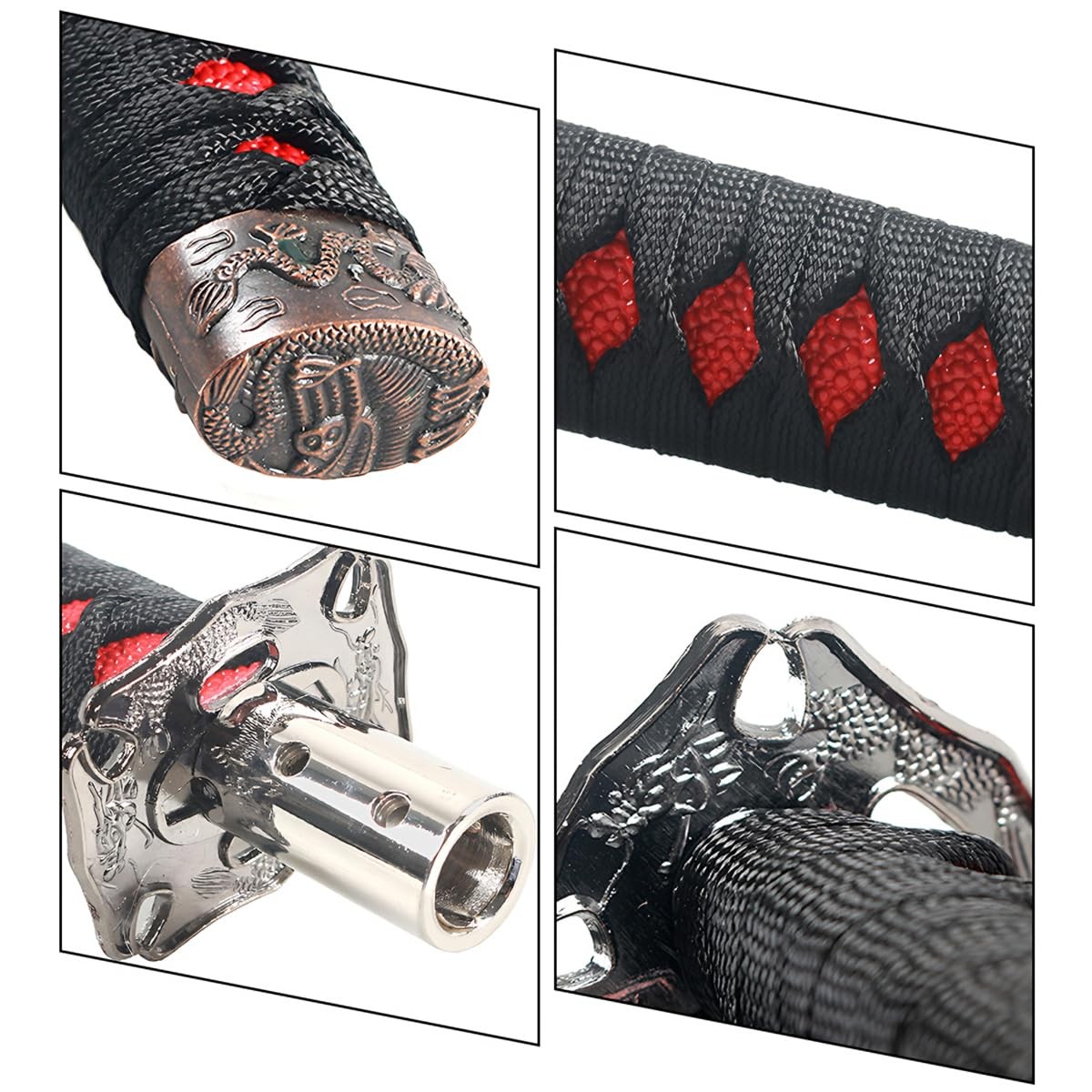 zipelo Samurai Sword Shift Knob, 6 Inch (15cm) Short Gear Shift Knob with 4 Adap