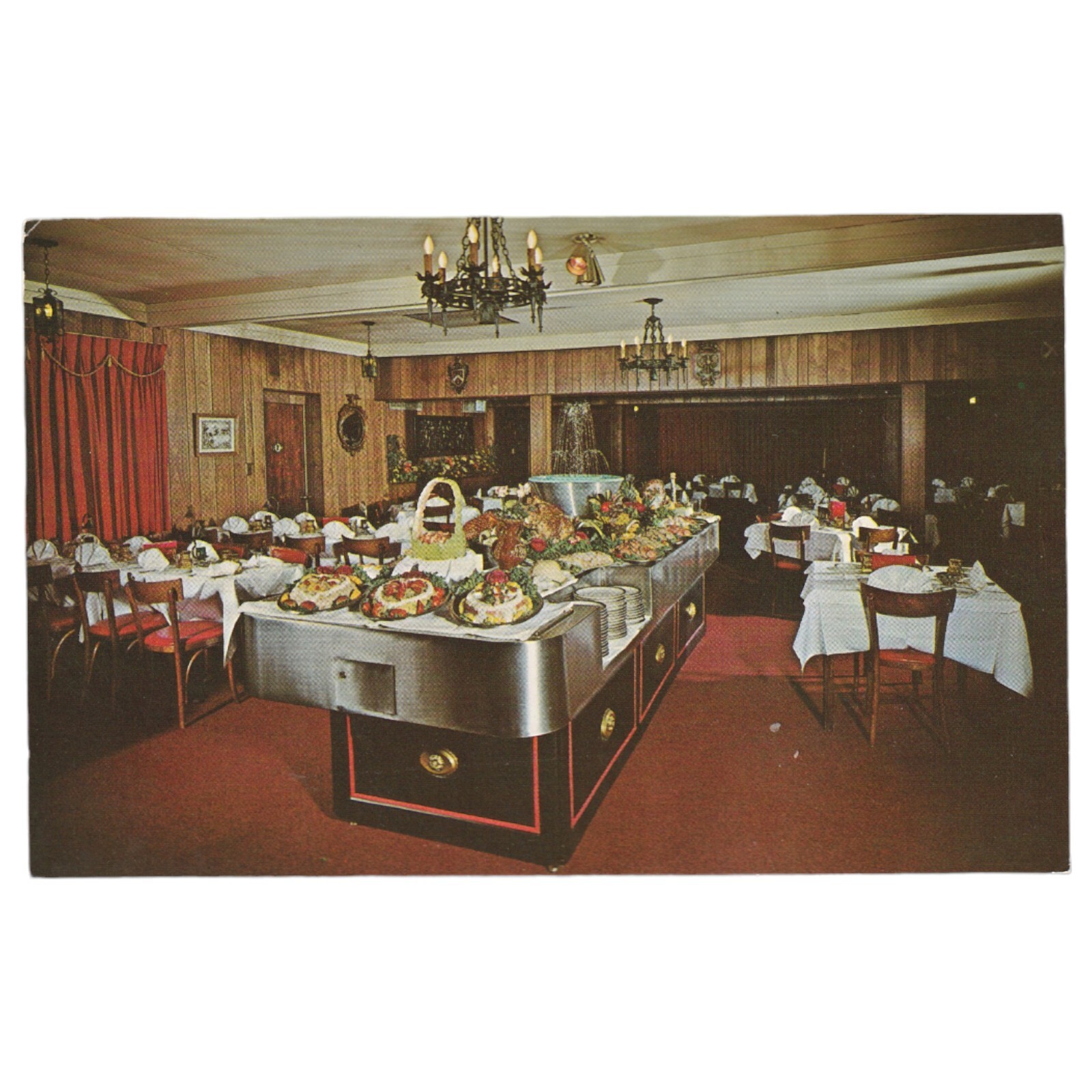 Viking Restaurant Garnerville New York 1960 Postcard