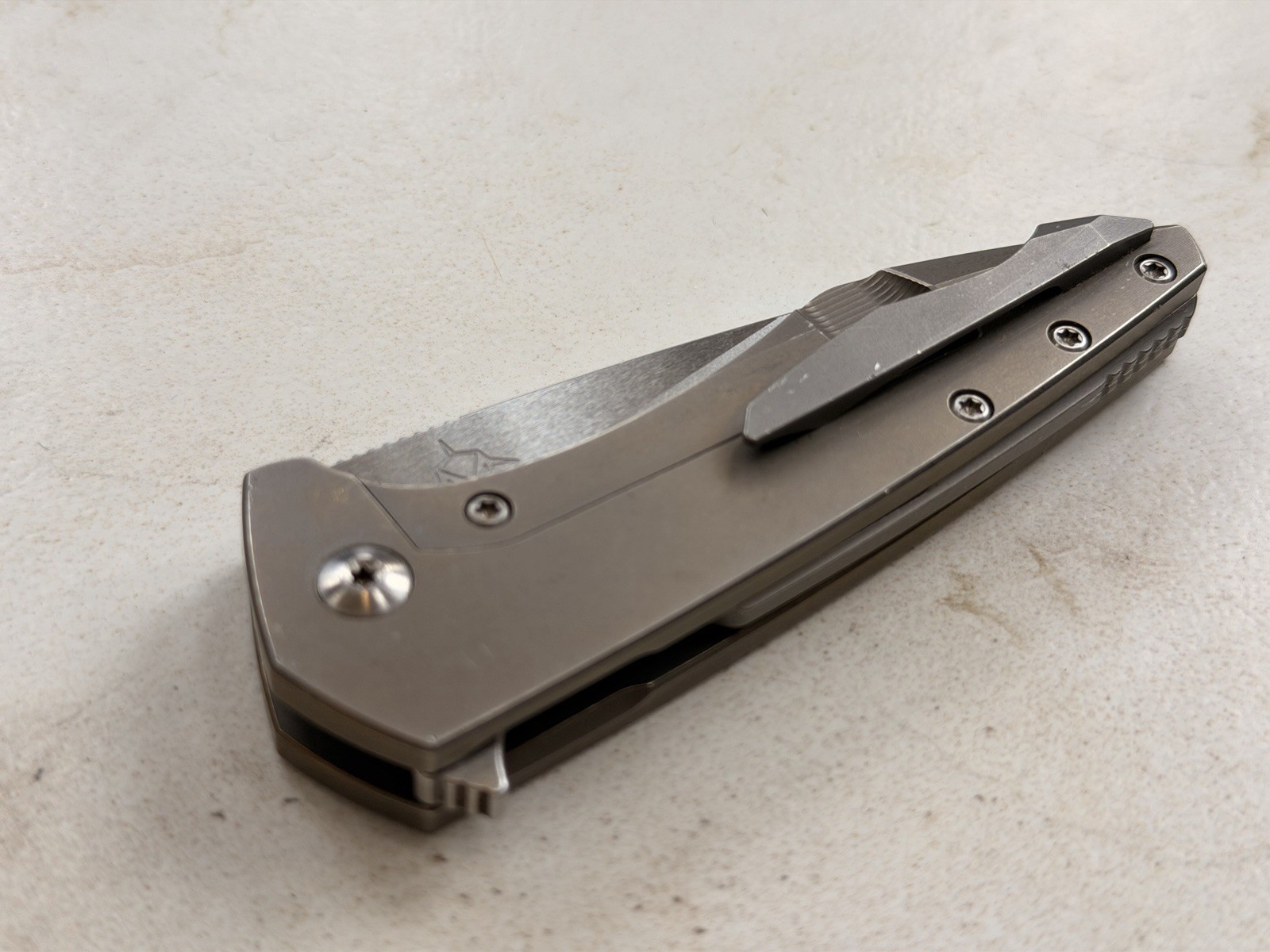 Koenig Mini Goblin, 1st Generation, 2019, Bronze Titanium Scales, M390 Blade