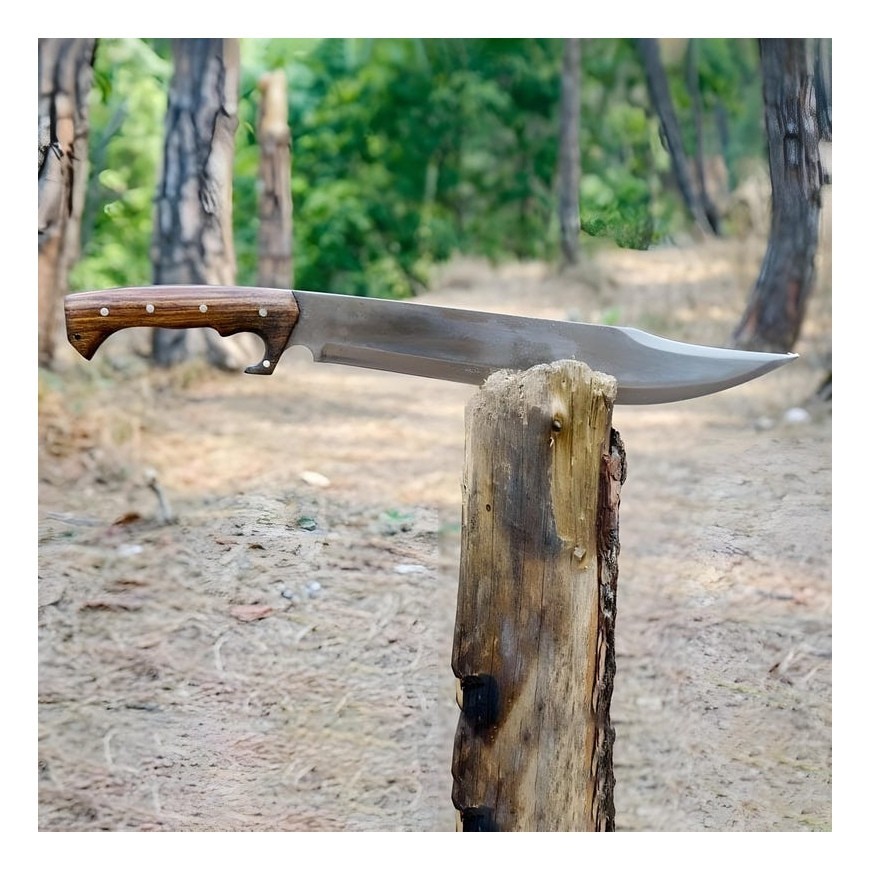 Custom Handmade Carbon Steel Blade Survival Machete Knife Hunting Knife Camping