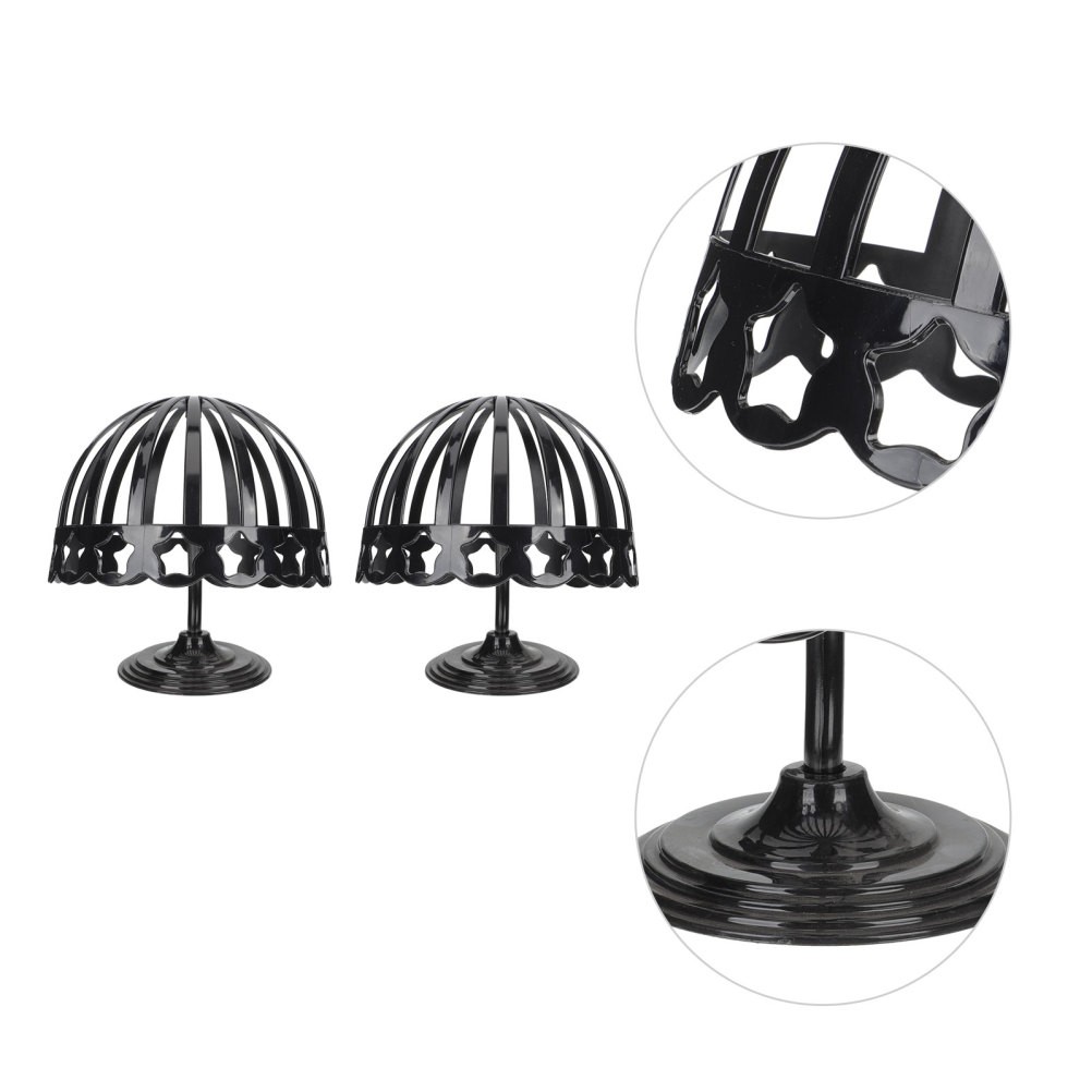 2Pcs Hat Display Stand Tabletop Cap Storage Display Holder for Home Shop
