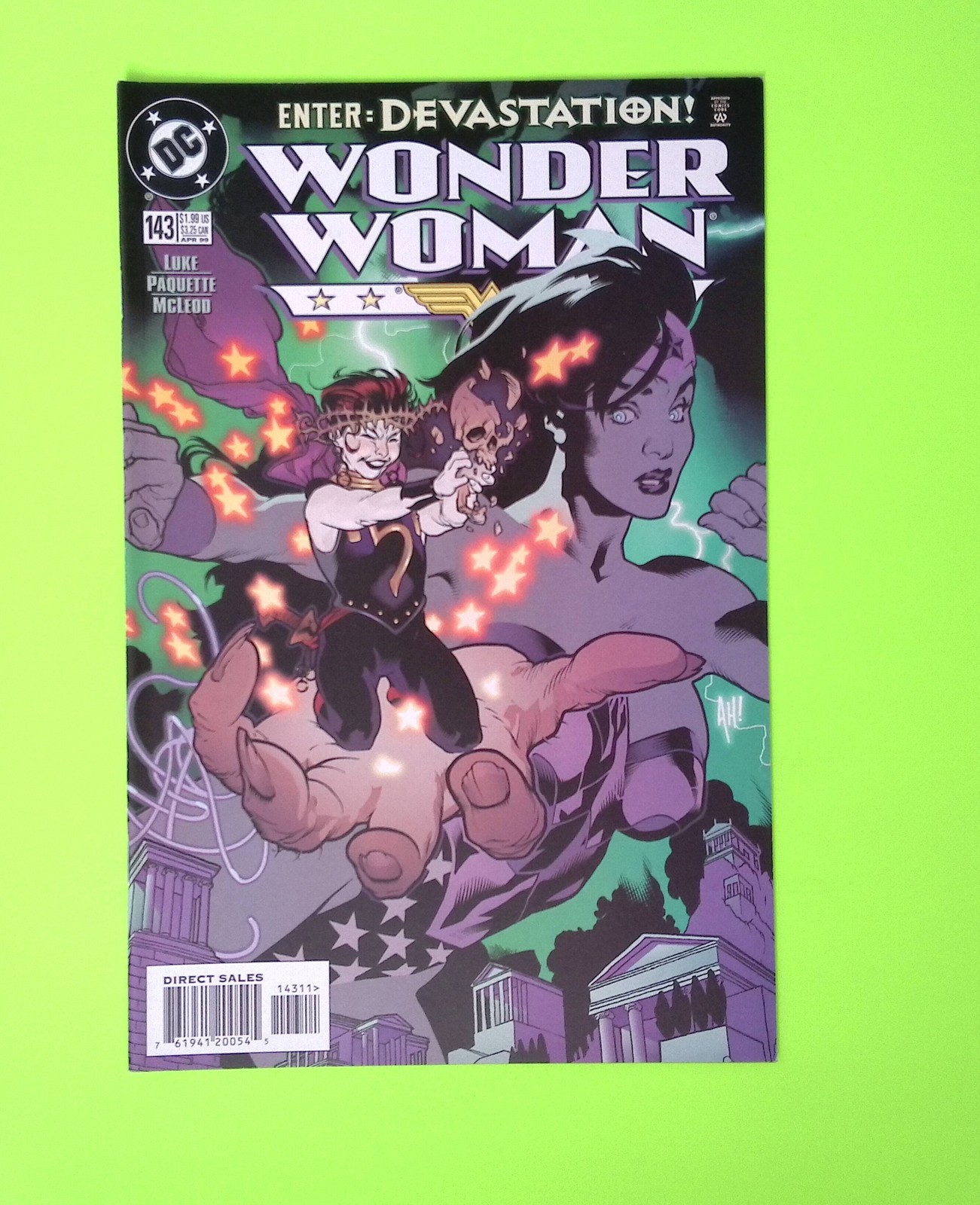 Wonder Woman #143 Vol. 2 1999 DC Comics Higher Grade Comic Book X279-79