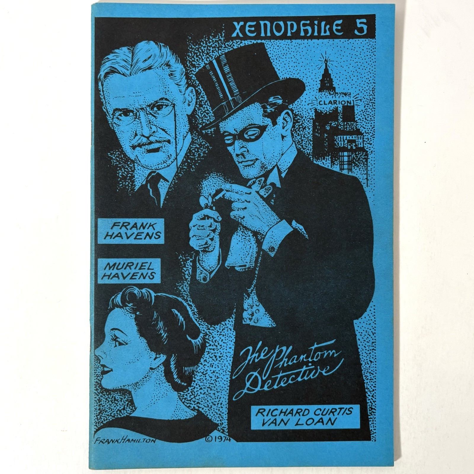 Xenophile Issue #5 1974 Vintage Nils Hardin Pulp Fan Zine Paperback Original 70s