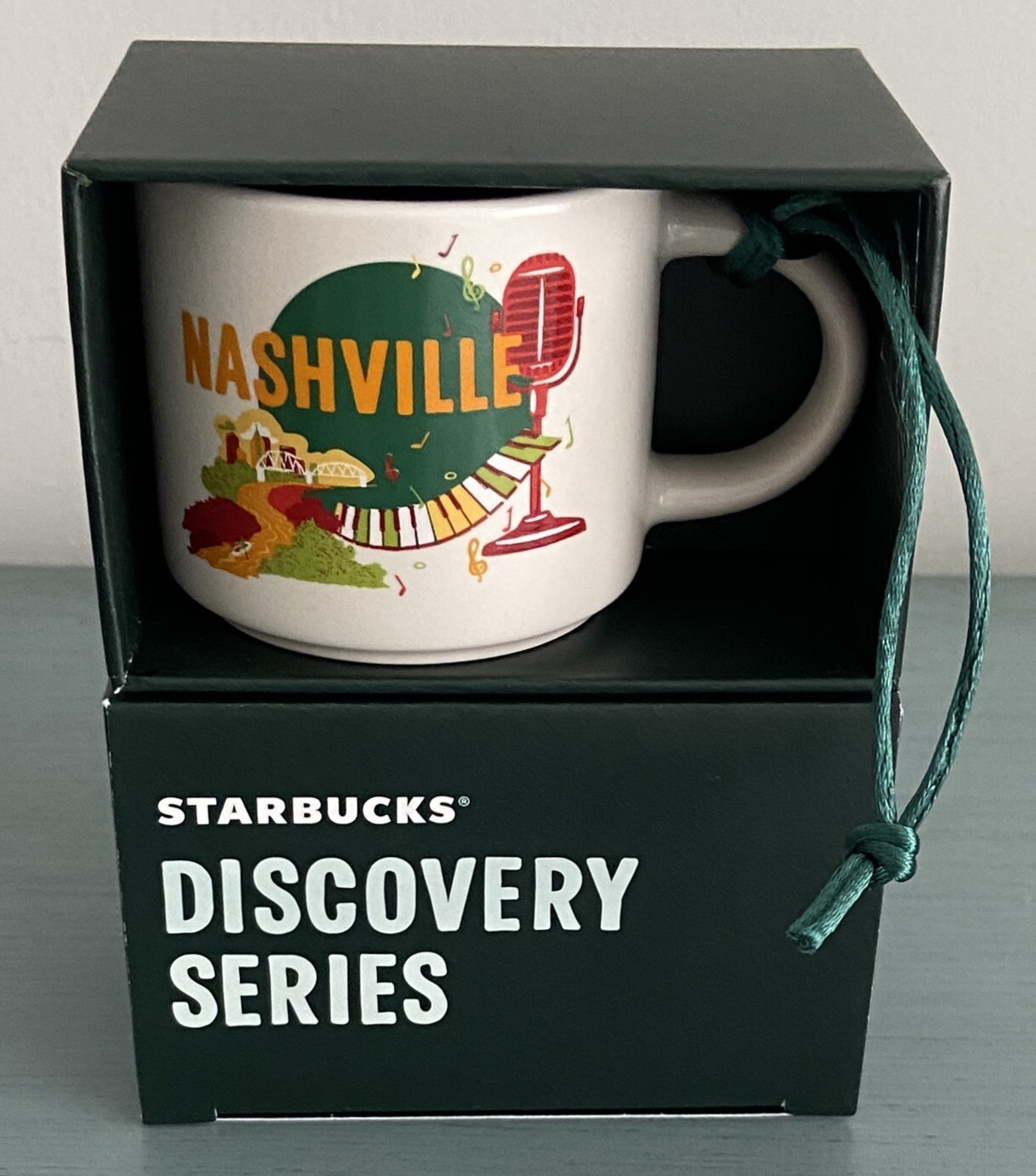 Starbucks Discovery Series Nashville Mini Mug Espresso ORNAMENT 2 fl oz NEW