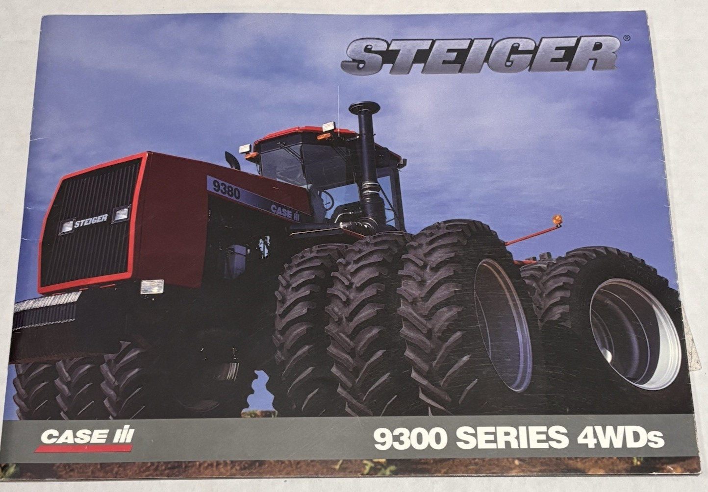 Case IH 9300 Series 4WDs Steiger 1995 Sales Brochure