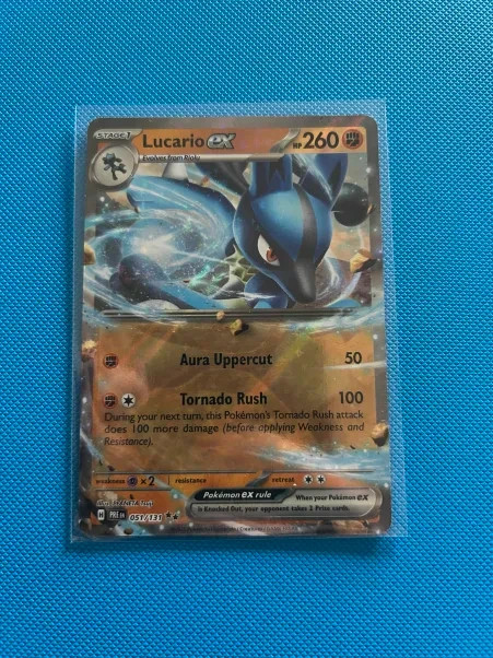 Lucario ex 051/131 Prismatic Evolutions Holo – English – Pokemon TCG