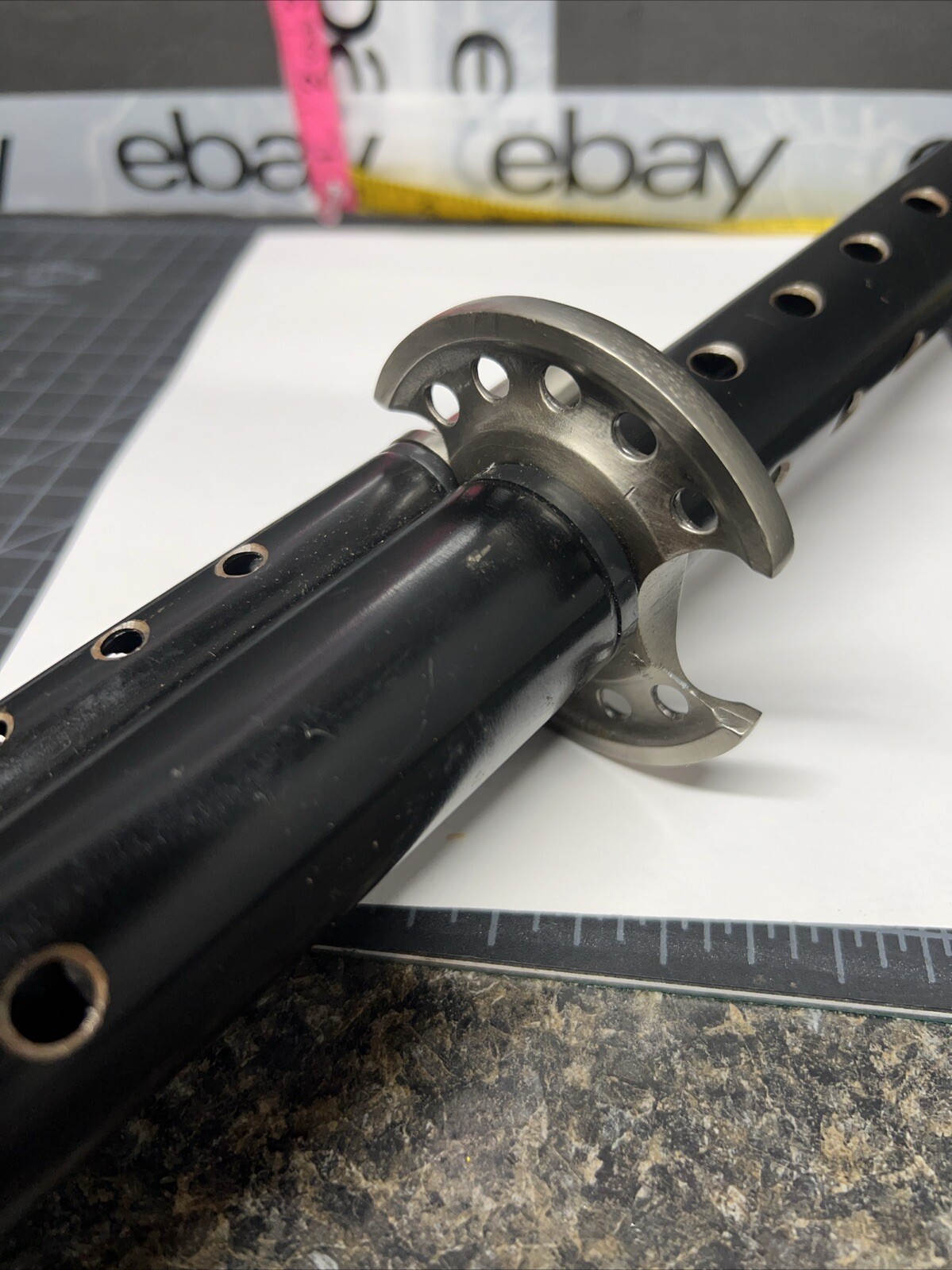 Unique Stainless 40” Straight Sword With Metal Sheath & 6” Dagger Fantasy Master