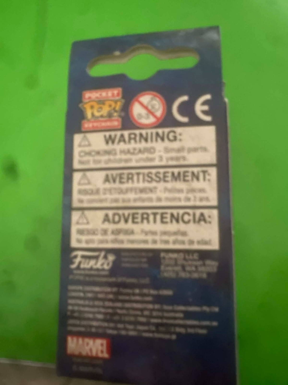 Funko Iron Man Bobble Head Key Chain Pocket Pop Avengers Infinity