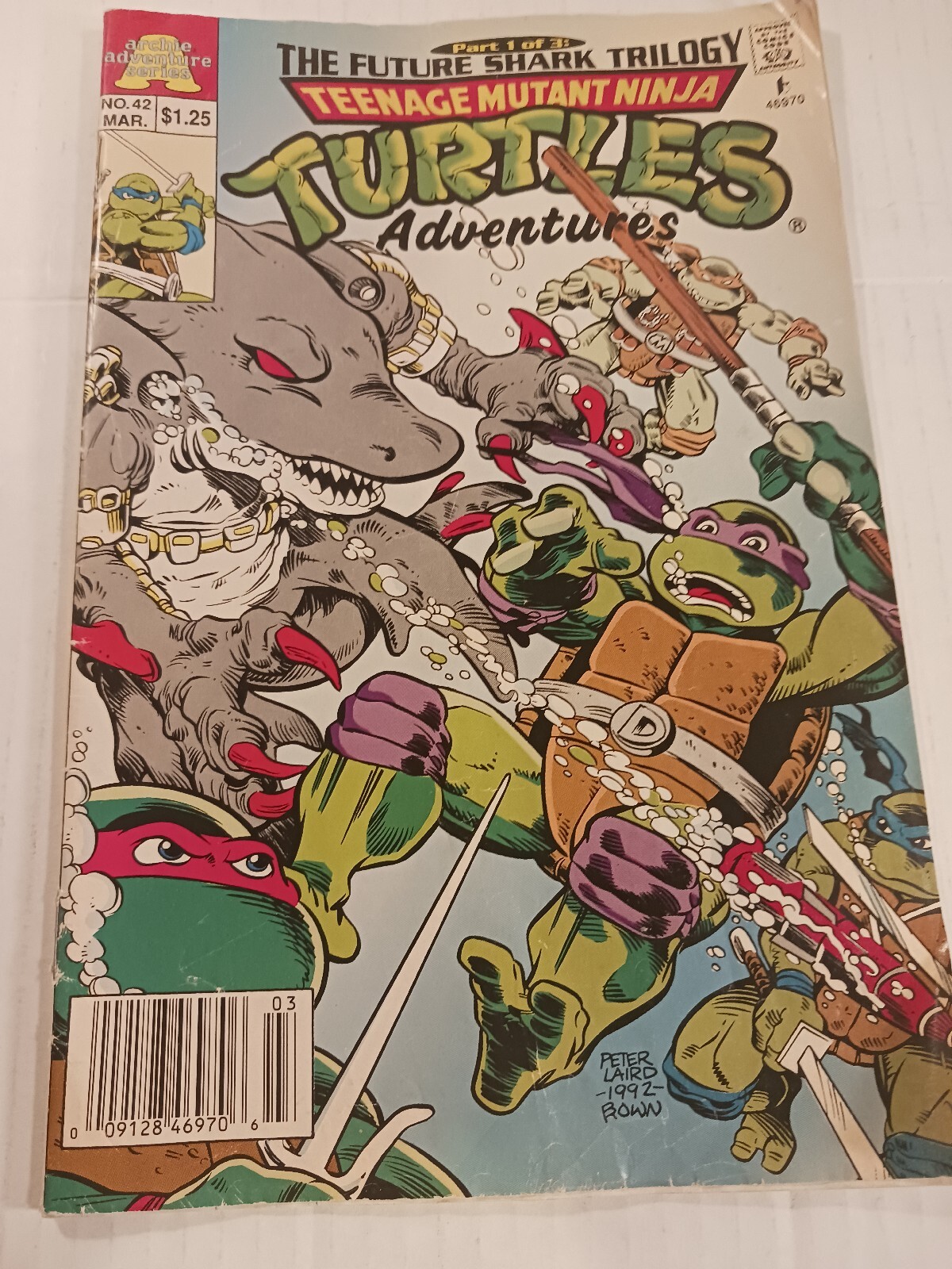 Teenage Mutant Ninja Turtles Adventures #42 (1992) Future Shark Trilogy Pt. 1
