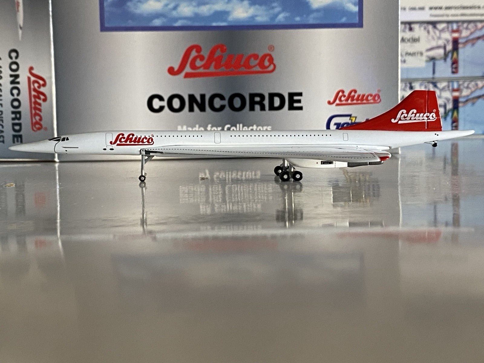 Gemini Jets Schuco British Aerospace Concorde 1:400 GJSCH256