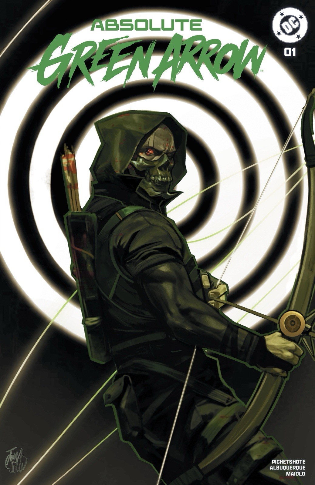 🔥 ABSOLUTE GREEN ARROW 1-2 TOMASELLI & KIRKHAM 616 Variant Set LTD 3000