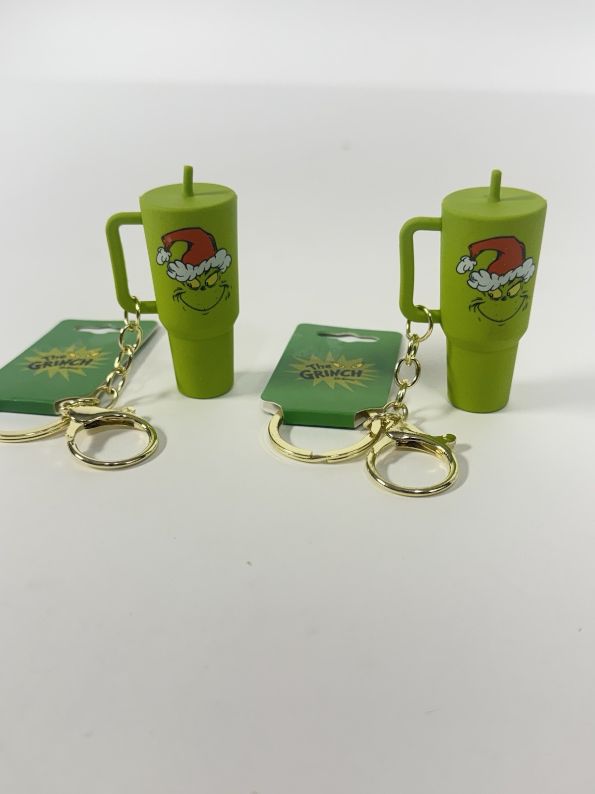 NEW GRINCH Tumbler Keychain – 2.5 x 1.38 – Qty: 2