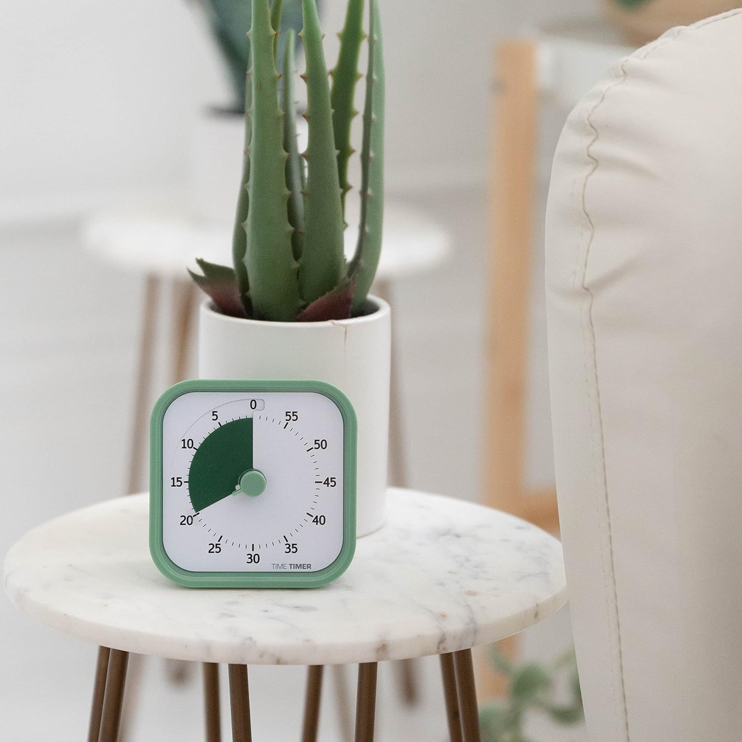 TIME TIMER Home 60-Minute Visual Timer Silent for Homeschool Green