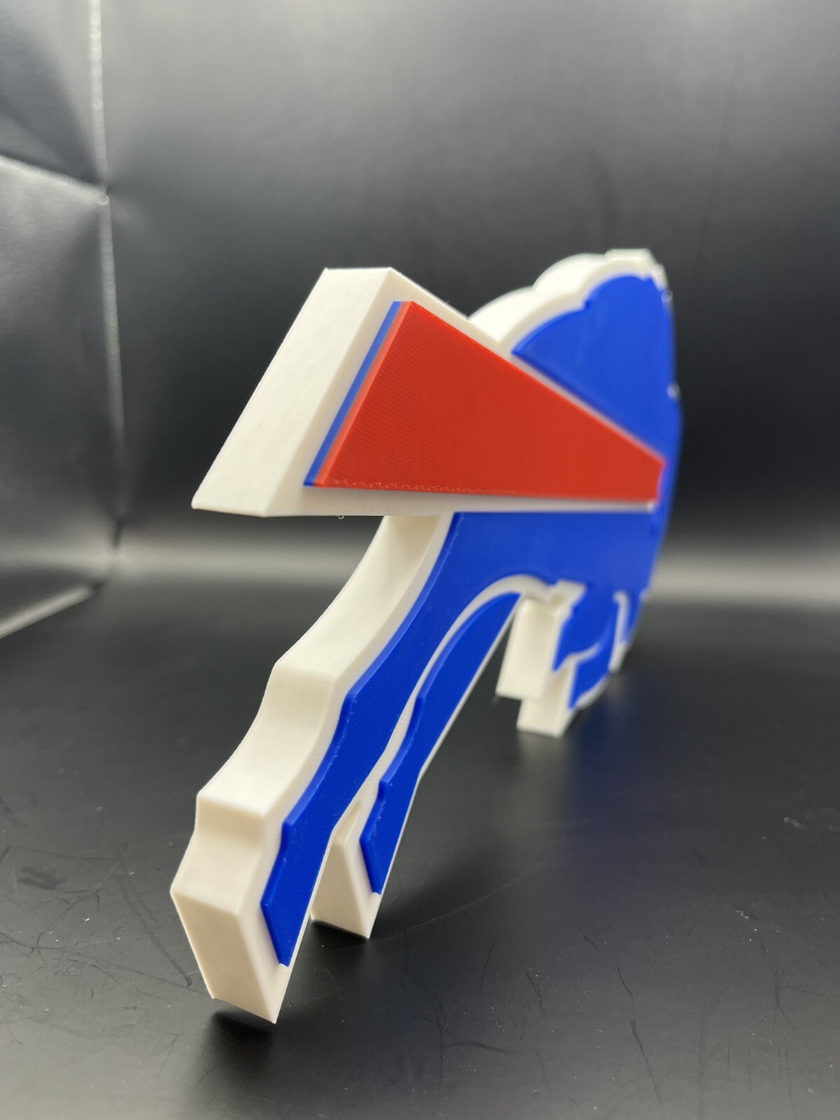 Buffalo Bills Logo Sign Display | 3D Wall Desk Shelf Art