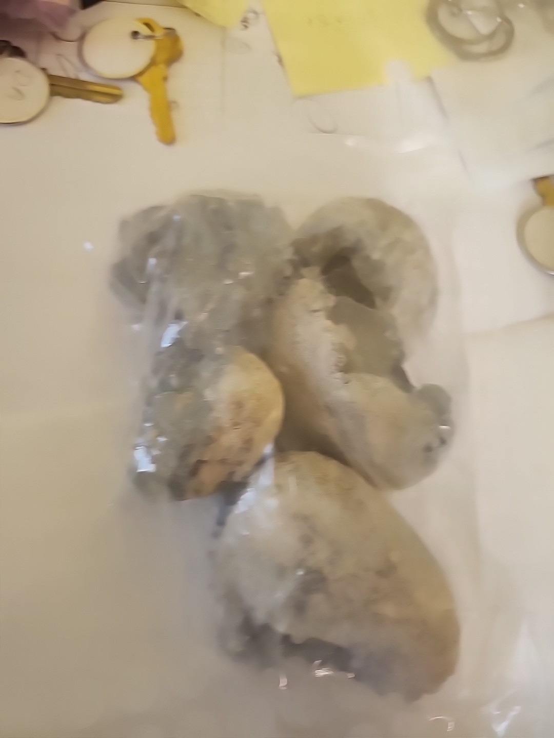 Blue Calcite Crystals Free Forms Bag Of 5 2.5 Pounds