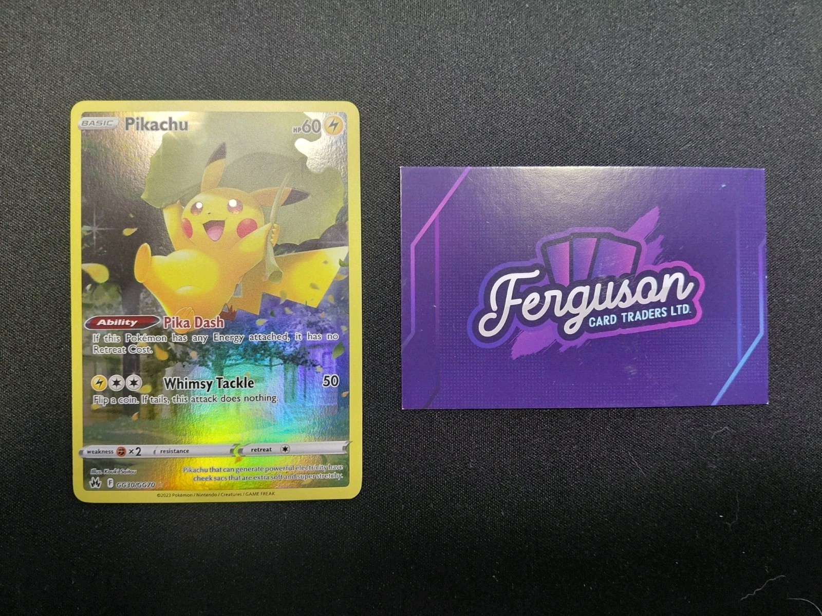 Pikachu Gg30/Gg70 Swsh: Crown Zenith: Galarian Gallery Holo