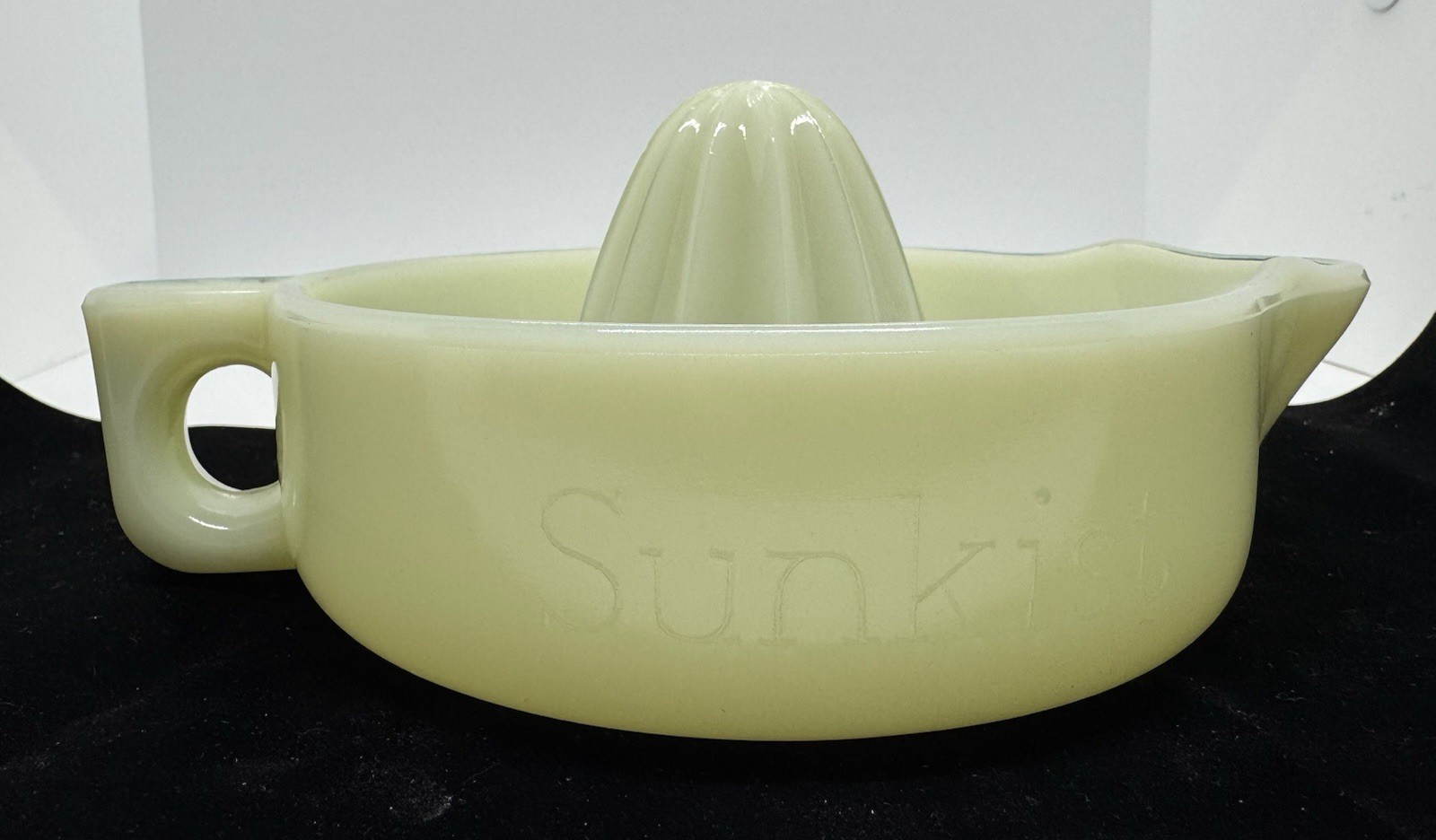 Vintage McKee Glass 1930s Sunkist Reamer