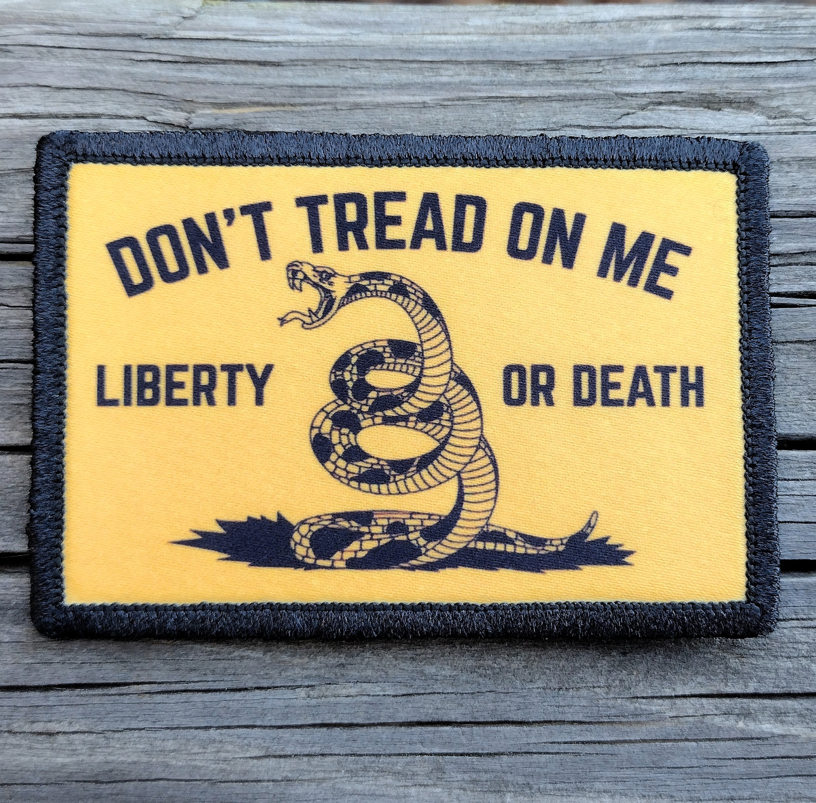 Don’t Tread On Me Liberty or Death Morale Patch Hook and Loop Army Tactical 2A