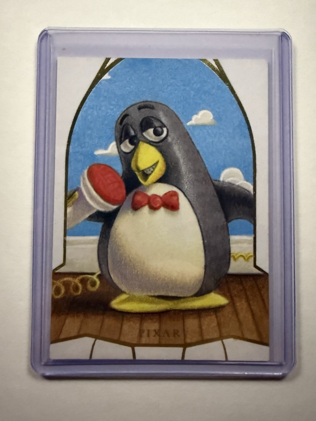 2025 Topps 30 Years Of Toy Story Wheezy 1/1 Gold Sketch By Sandy Meeks