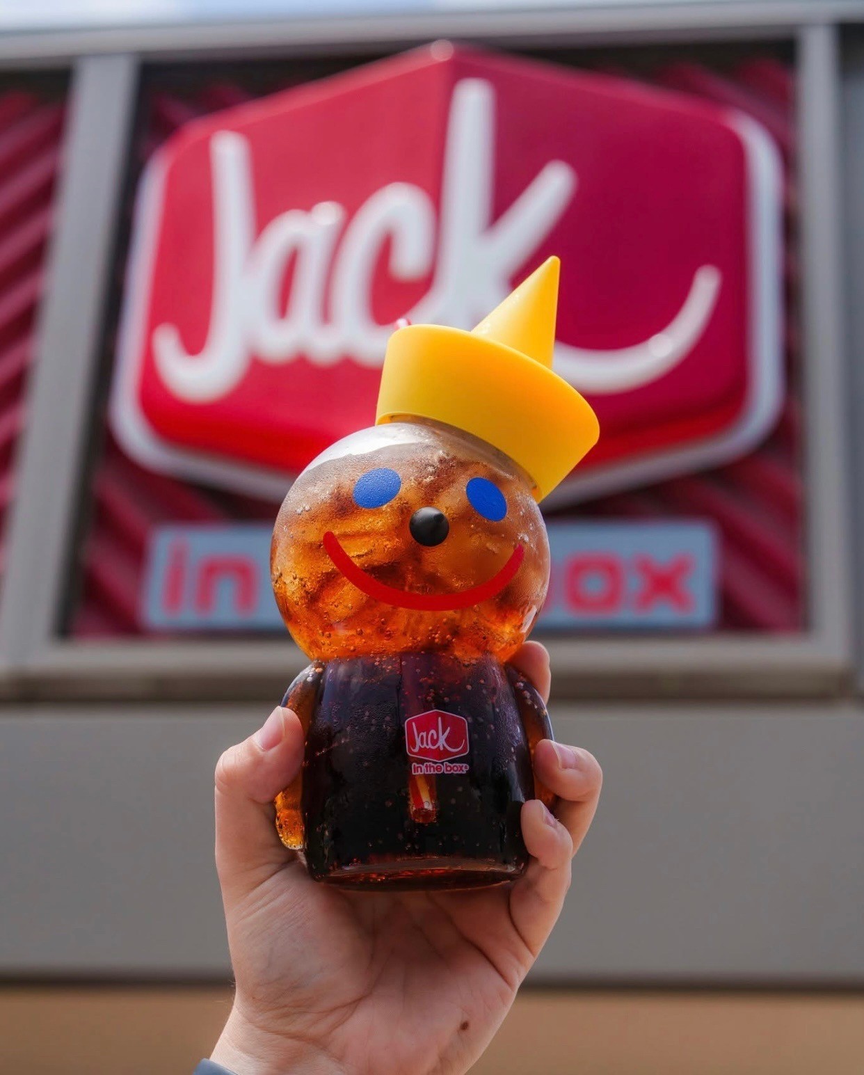 Jack In The Box- GLASS CUP- JACK SIPPER- Limited Edition TUMBLER- NEW IN BOX
