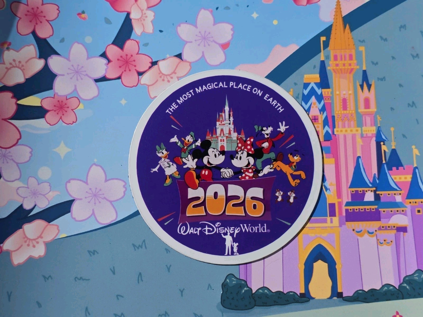 Walt Disney World Magnet 2026 ”FAN ART MAGNET”